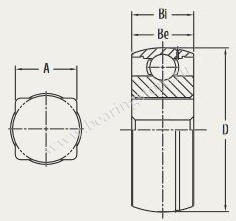 GW 210 PPB4 PER.GW210SPPB4 подшипник PEER