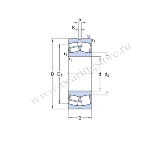 21310 E/C3 подшипник SKF
