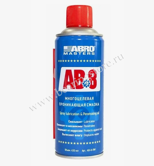Смазка проникающая (аэр.) 450 мл. АВ-8 ABRO Masters