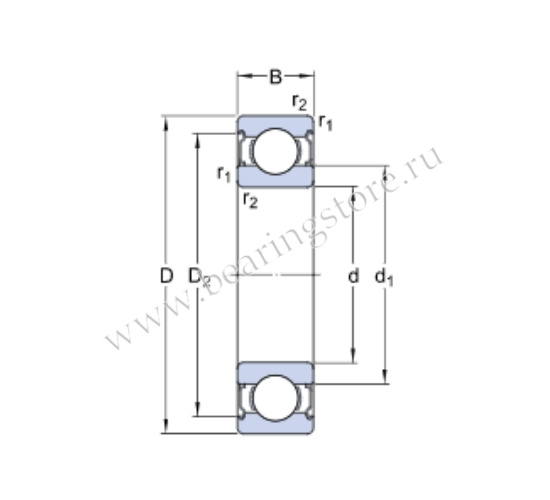 16002-2Z подшипник SKF