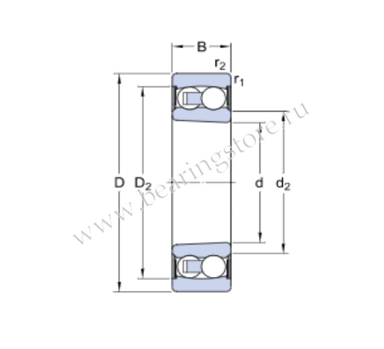 2209 E-2RS1KTN9/С3 подшипник SKF