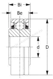GW 211 PP25 PER.GW211RPP25-B подшипник PEER