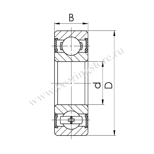 15*47*14 (B15-86D) подшипник CRAFT BEARINGS