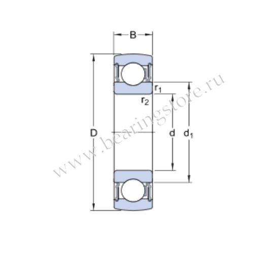 1726204-2RS1 подшипник SKF