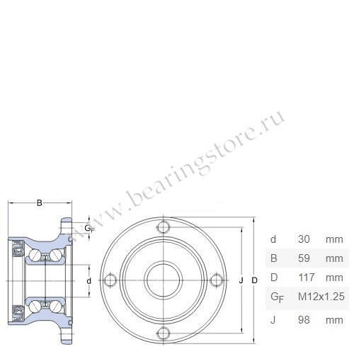 BAA-0003 A подшипник SKF