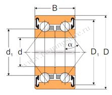 256907 309726 DA подшипник SKF