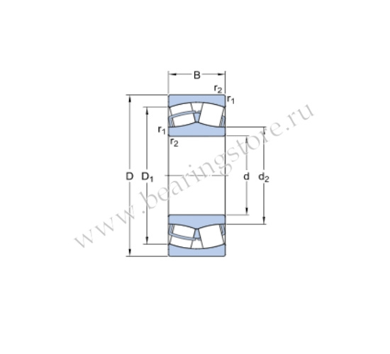 21306 CC/C3 подшипник SKF