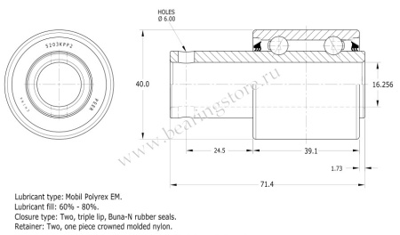 SL2-5203-2T PER.W5203KPP51 подшипник PEER