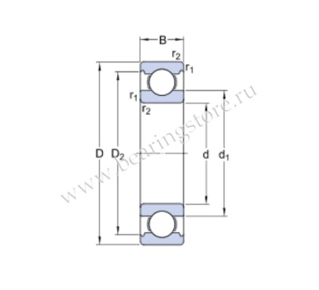 16015 подшипник SKF